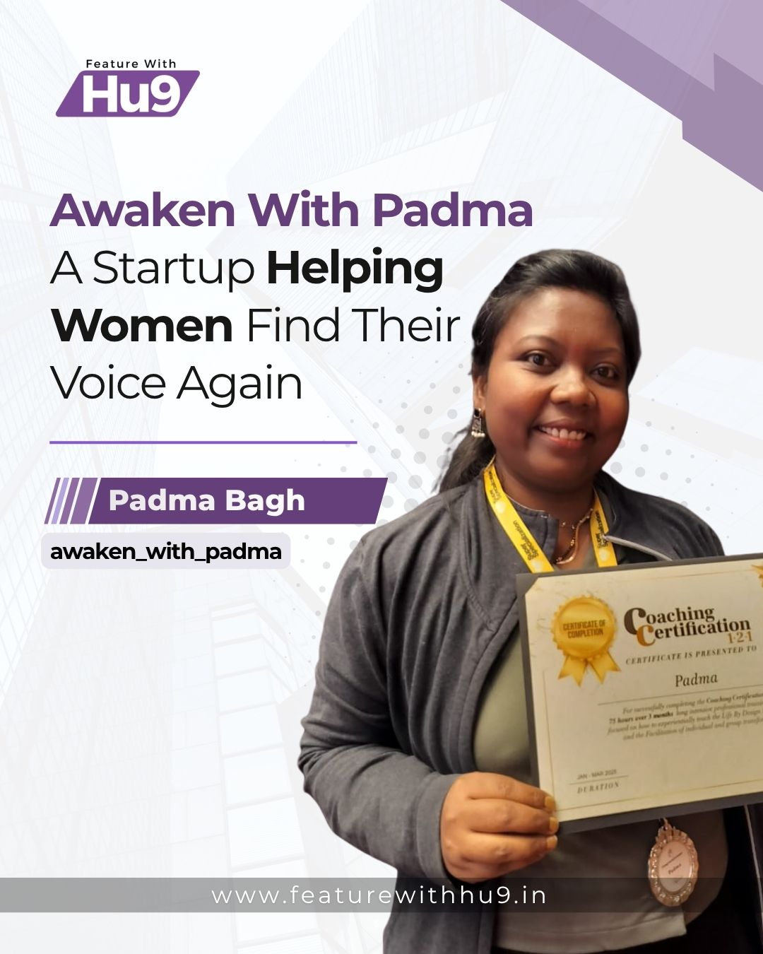 Awaken With Padma: A Startup Helping Women Find Their Voice Again